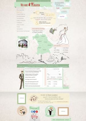 Webdesign Hochzeitslocations