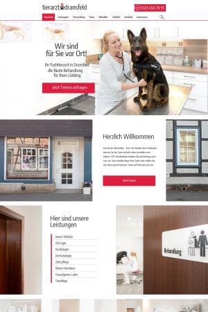 Webdesign tierarzt-dransfeld