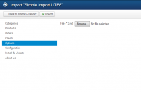 Simple Import UTF8