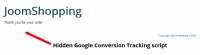 Google Conversion Tracking