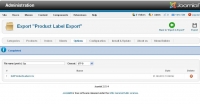 Product Label Export CSV