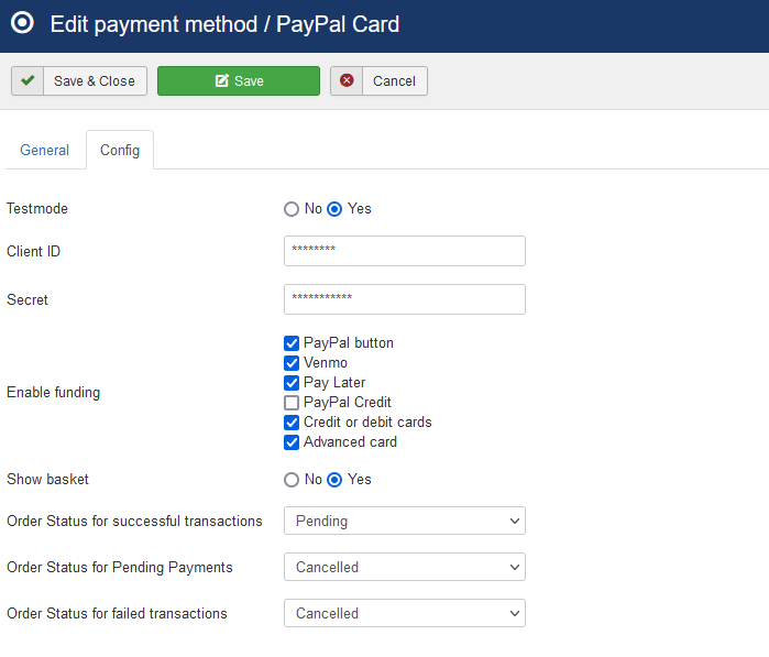 Aw: PayPal Problem